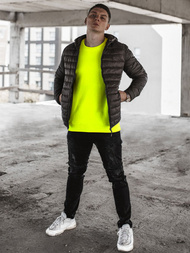 Bluza męska żółta-neonowa OZONEE MACH/3122