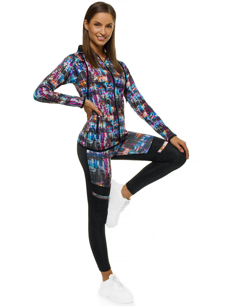 Komplet sportowy dwuczęściowy damski kolorowy OZONEE O/MS021