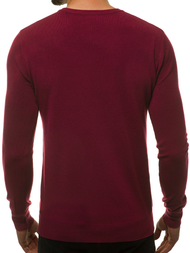 Sweter męski bordowy OZONEE TMK/YY03/15