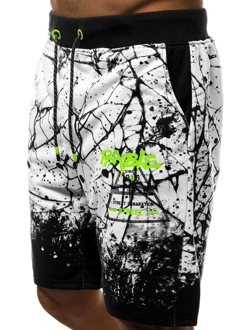 Spodenki męskie białe OZONEE JS/KK300162