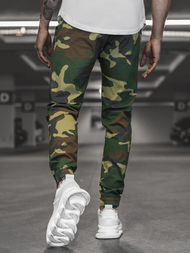 Штани чоловічі джоггери Камуфляжно-Зелене OZONEE G/11144