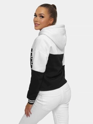 Bluza z kapturem damska biała OZONEE JS/B26024