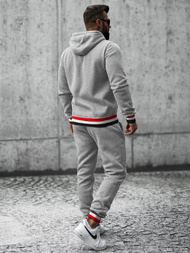 Спортивний костюм чоловічій Сiрий OZONEE JS/8C65/2