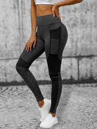 Legginsy damskie szare OZONEE O/YY9261