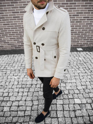 Пальто чоловіче Яскраво-екрю OZONEE O/5627