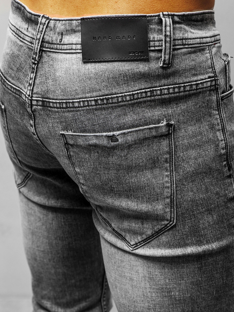 Spodnie jeansowe męskie szare OZONEE NB/MP0002G