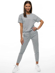 Жіночий спортивний костюм з двох частин Яскраво-Сiрий OZONEE O/MB1002/21