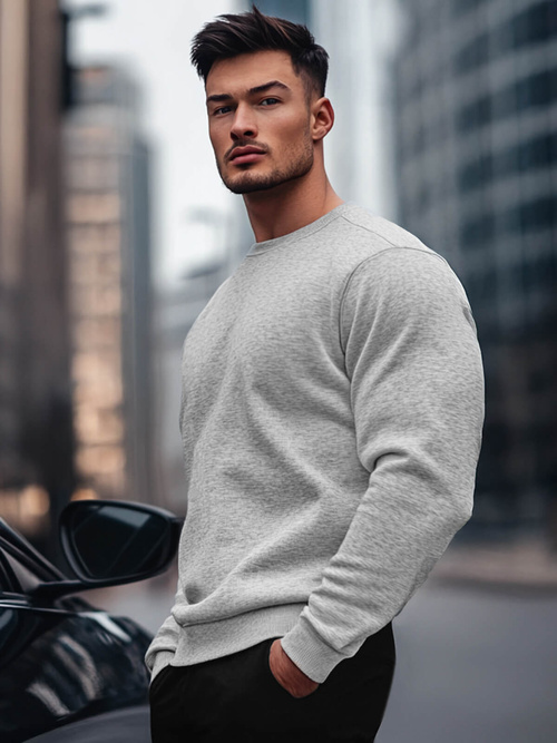 Bluza męska szara OZONEE JS/2001-10Z