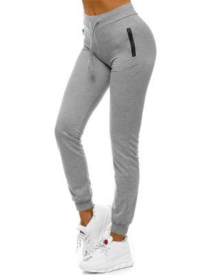 Spodnie dresowe damskie szare OZONEE O/9878