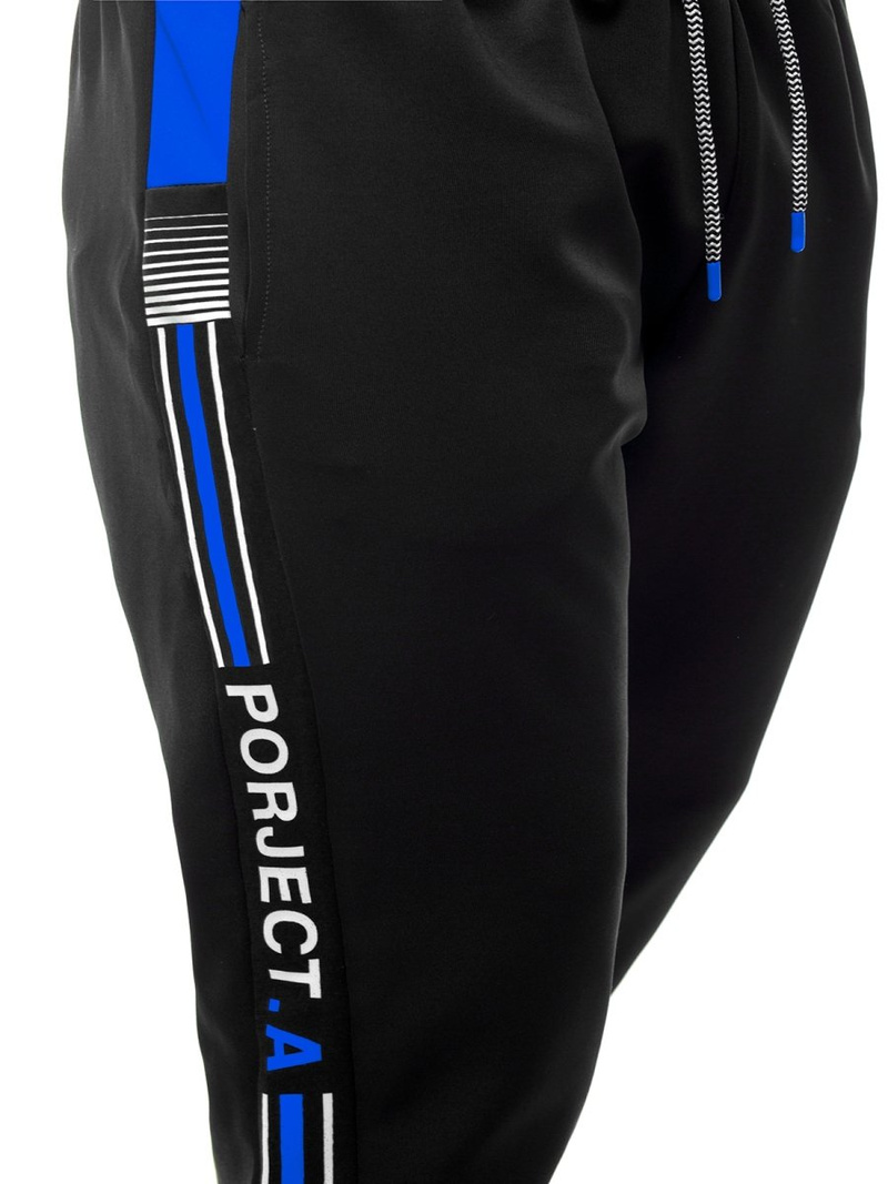 Штани спортивні чоловічі Чорно-Синiй OZONEE JS/AM120