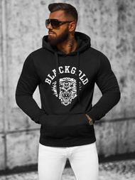 Толстовка чоловіча чорна OZONEE NB/MF2007