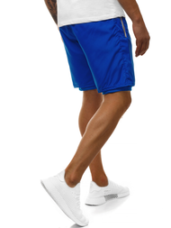 Spodenki dresowe męskie niebieskie OZONEE O/11127