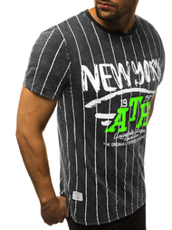 T-Shirt męski grafitowy OZONEE HFM/017