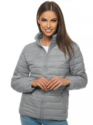 Kurtka przejściowa damska szara OZONEE JS/M23037/92