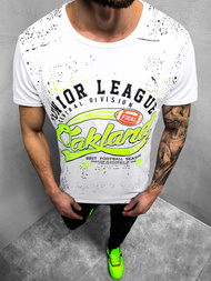 T-Shirt męski biały OZONEE JS/KS1975Z