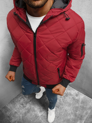 Kurtka męska bordowa OZONEE JS/MY21