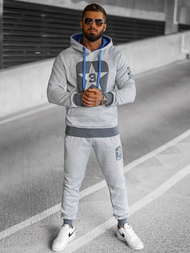 Спортивний костюм чоловічій ciрий OZONEE JS/8C59/2Z