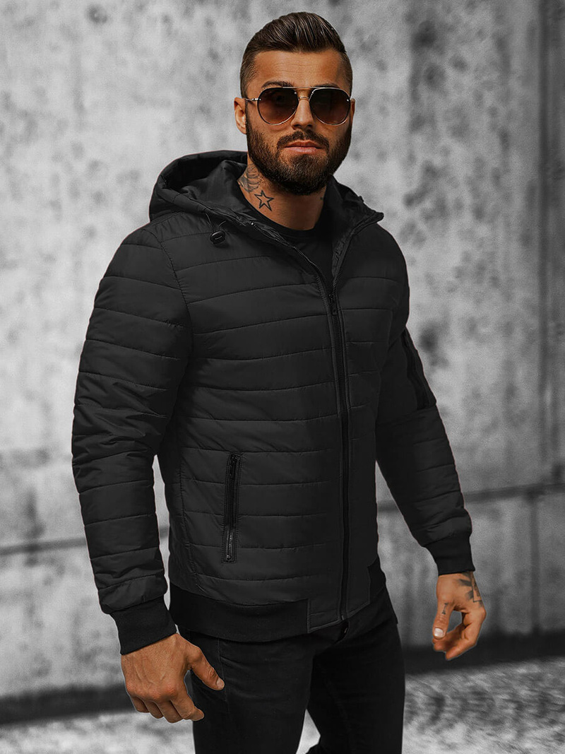 Куртка чоловіча Чорна OZONEE JS/MY13Z