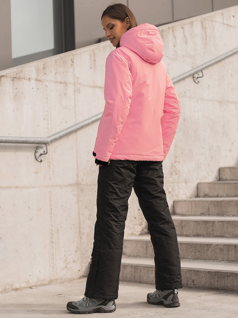 Kurtka damska zimowa jasno-różowa OZONEE JS/HH012/25