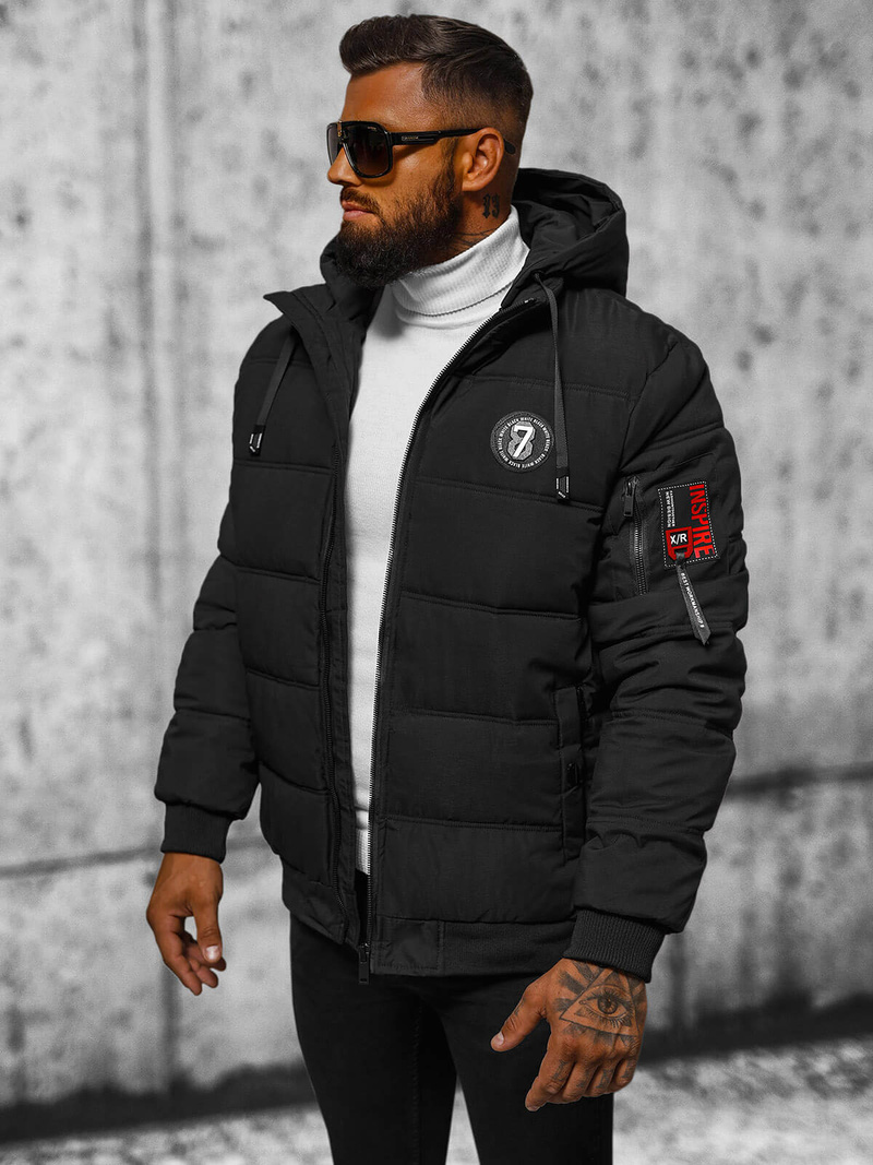 Куртка Чоловіча Чорна OZONEE JS/84M3030/392