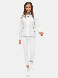 Kurtka przejściowa damska biała OZONEE N/7013/3