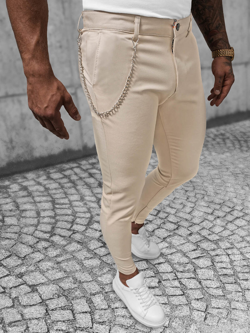 Штани чоловічі Бежевi OZONEE DJ/550170