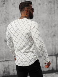 Bluza męska biała OZONEE O/5919BZ