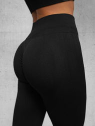 Жіночий спортивний костюм з двох частин чорний OZONEE O/SY2317