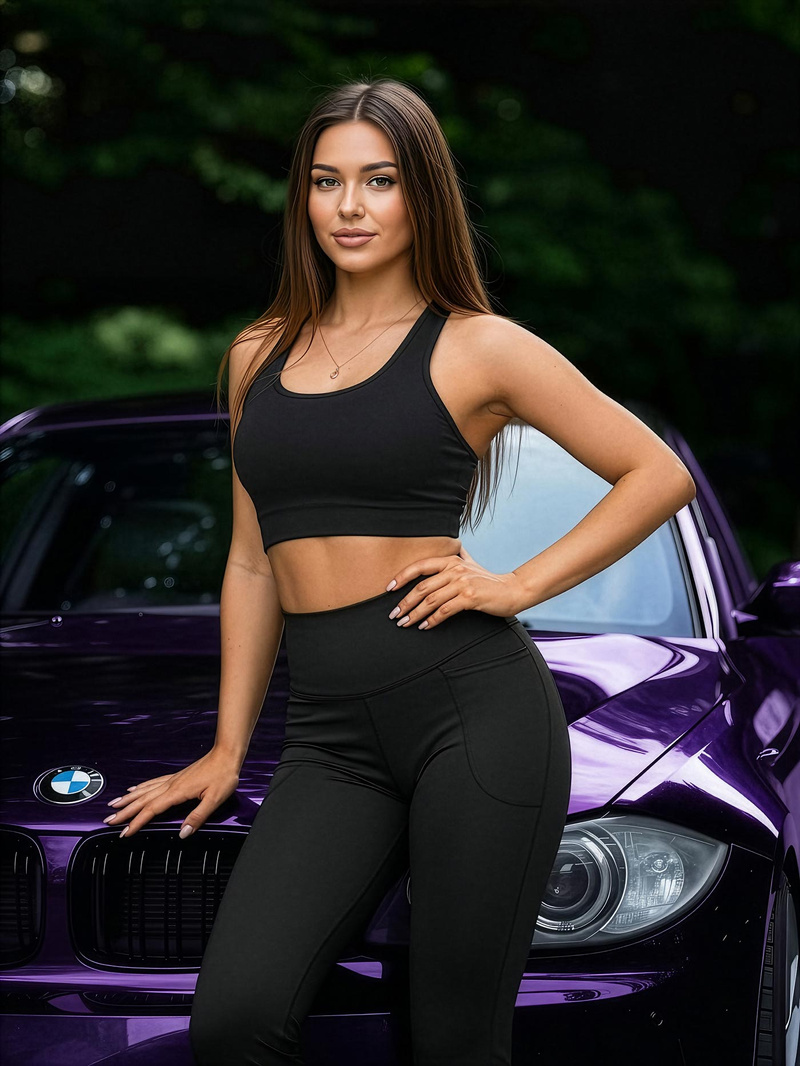 Legginsy damskie z szeroką nogawką czarne OZONEE JS/13K1810/3Z