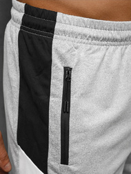 Spodenki dresowe męskie szare OZONEE JS/68010/2