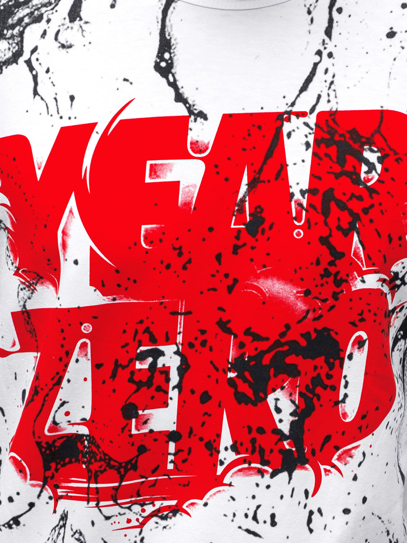 T-Shirt męski biały OZONEE JS/KS1984