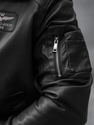 Kurtka męska pilotka czarna O/4811Z