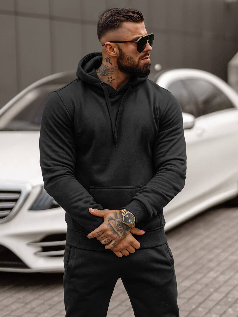 Спортивний костюм чоловічій Чорний OZONEE JS/68C10381/3Z