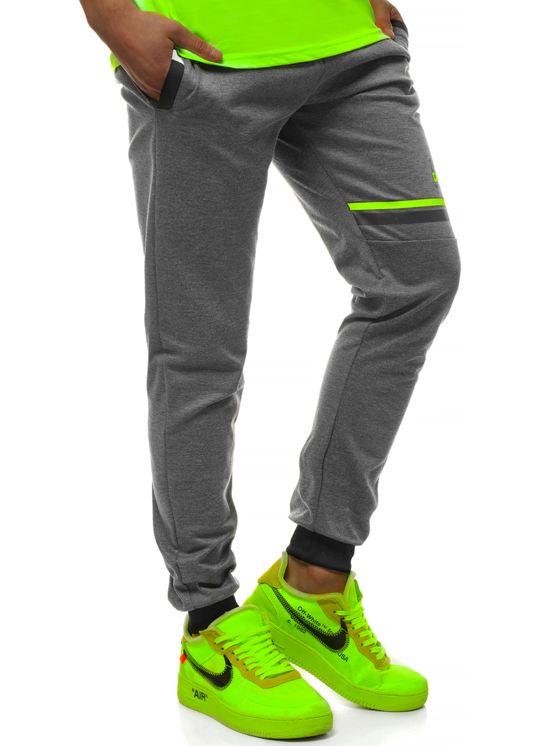 Штани спортивні чоловічі графіт OZONEE JS/AM108