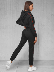 Жіночий спортивний костюм з двох частин Чорний OZONEE O/HW251213B