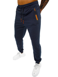 Spodnie dresowe męskie granatowe OZONEE JS/68K10339