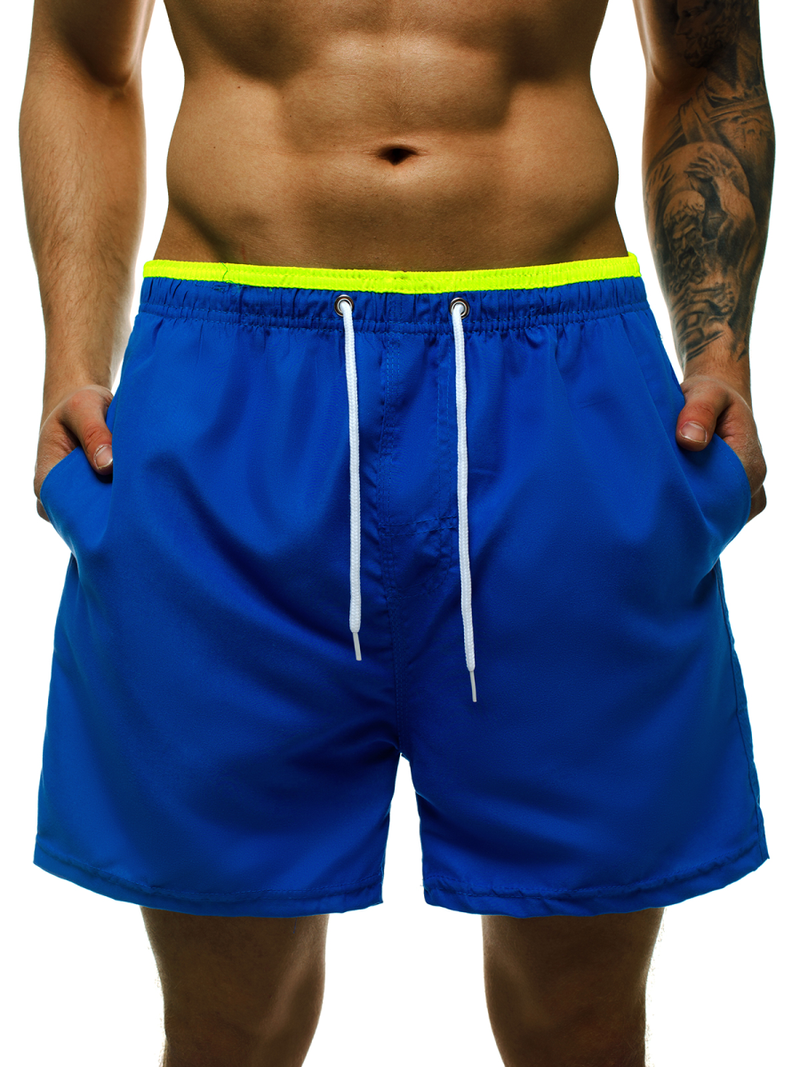 Шорти для плавання чоловічі синьо-жовтий OZONEE ST007-14
