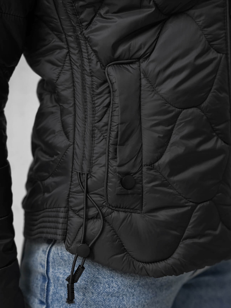 Куртка жіноча Чорна OZONEE JS/16M9239/392