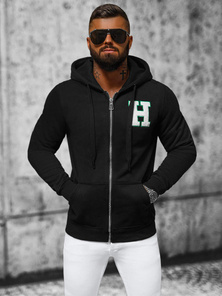 Толстовка чоловіча чорна OZONEE NB/MF2006