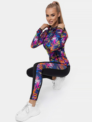 Komplet sportowy damski dwuczęściowy kolorowy OZONEE O/02704