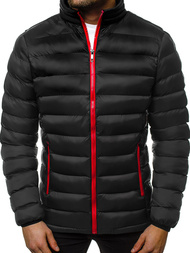 Kurtka męska przejściowa czarna/2 OZONEE JB/JP1111