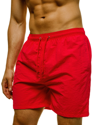 Spodenki kąpielowe męskie czerwone OZONEE O/YW07003/5