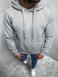 Bluza męska z kapturem szara OZONEE JS/2009Z