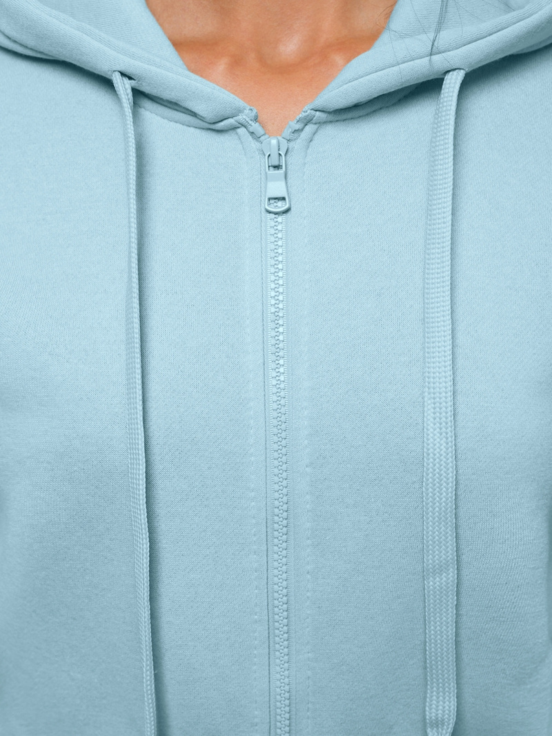 Bluza rozpinana damska jasno-niebieska OZONEE JS/W03/50Z