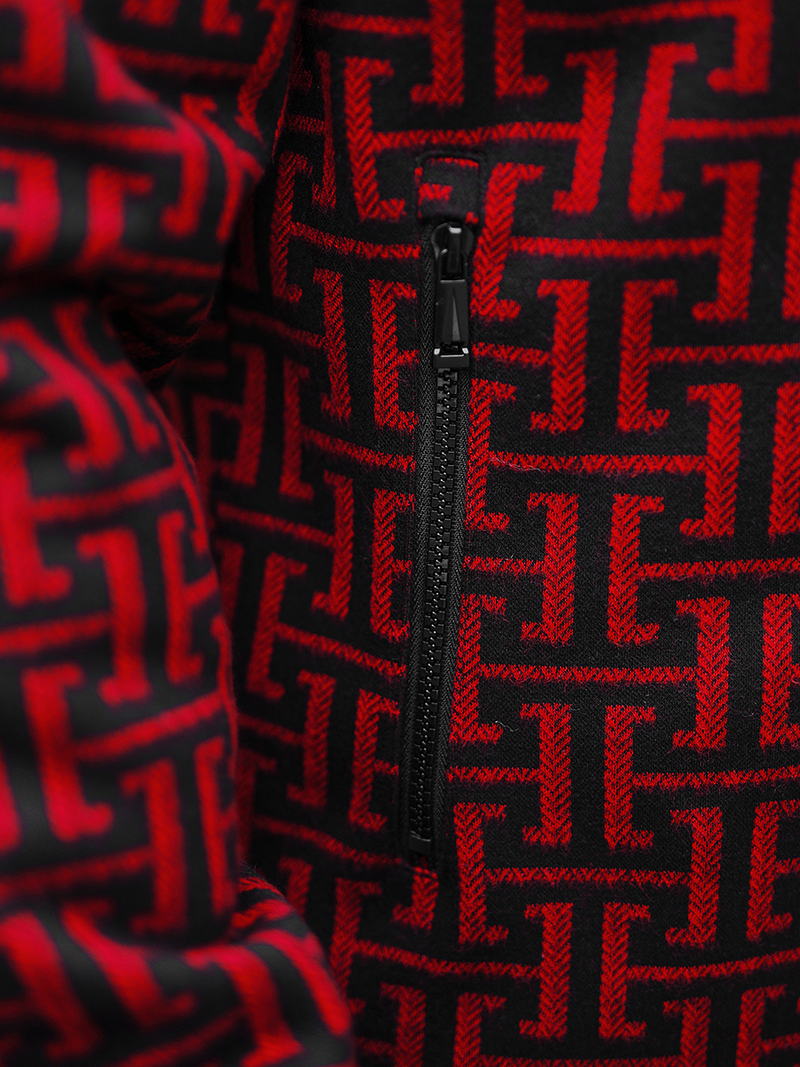 Куртка чоловіча Червоно-Чорна OZONEE O/3A55