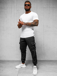 Штани Cпортивні Чоловічі Чорнi OZONEE O/PS6021