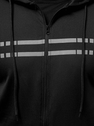 Kurtka przejściowa męska czarna OZONEE JS/M10306