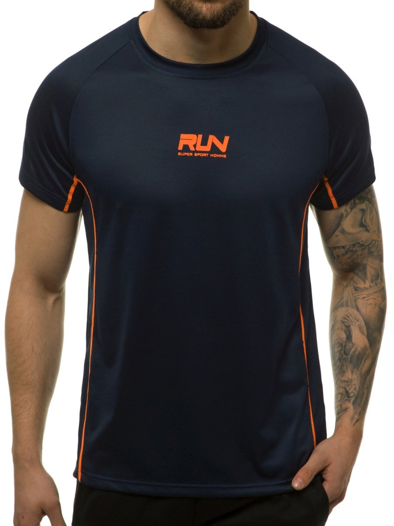 Футболка чоловіча Темно-Синi OZONEE JS/KS2101