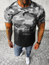 T-shirt męski szary OZONEE JS/8T86/2