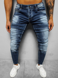 Spodnie jeansowe męskie niebieskie OZONEE NB/MP0010BC
